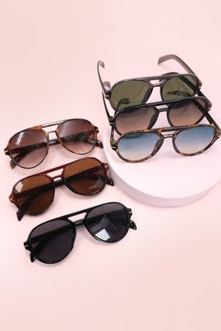 Acetate Aviation sunglasses - Modern Creek Boutique