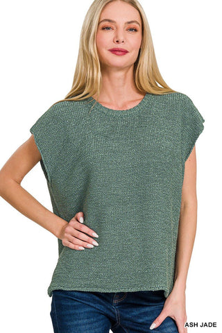 Ash Jade Crewneck Oversized Sweater - Modern Creek Boutique