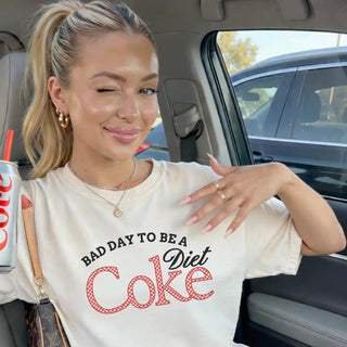 Bad Day To Be A Diet Coke Graphic Tee - Modern Creek Boutique