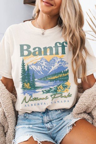 Banff Canada Comfort Colors Graphic Tee - Modern Creek Boutique