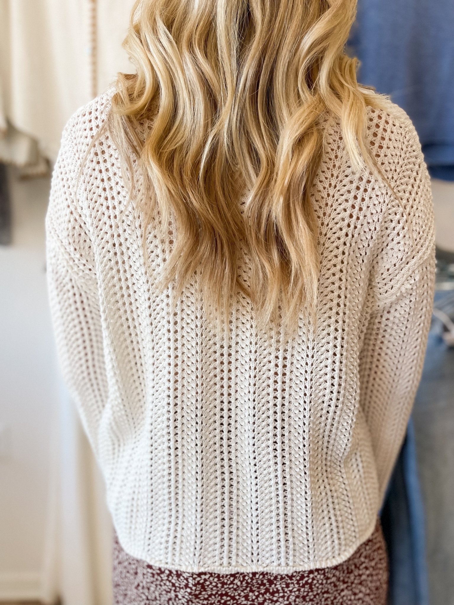 Beach Dreams White Crochet Knit Top - Modern Creek Boutique
