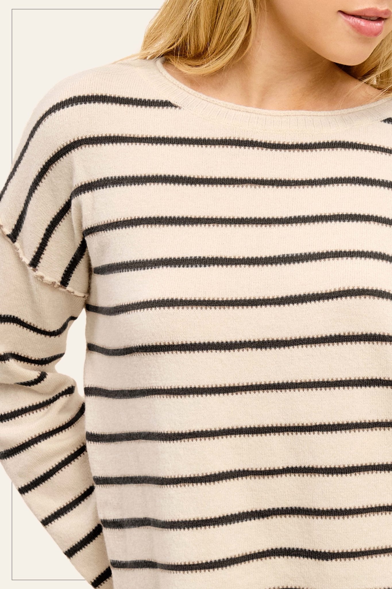 Black Super Soft Round Neck Sweater - Modern Creek Boutique