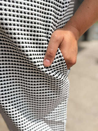 Black Textured Knit Dress - Modern Creek Boutique