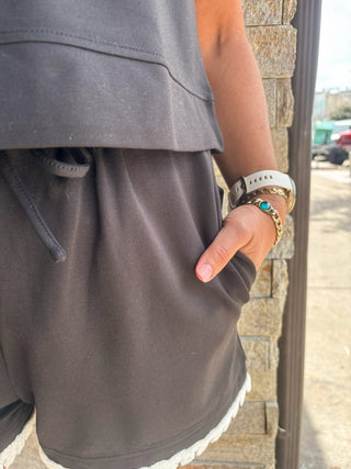 Black Trim Detail Matching Set - Modern Creek Boutique