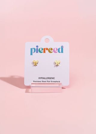 Pierced Co Cream Bow