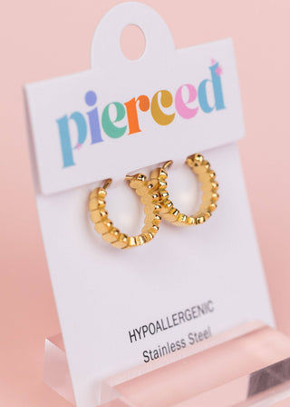 Pierced Co Segmented Huggies