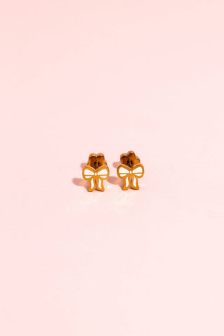 Pierced Co Cream Bow
