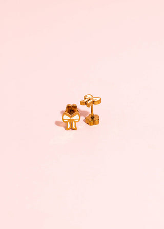 Pierced Co Cream Bow