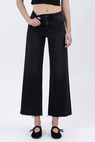 Flying Monkey Black High Rise Ankle Wide - Modern Creek Boutique