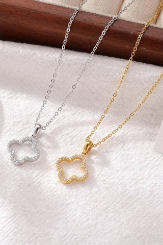 Free Station Clover Necklace - Modern Creek Boutique