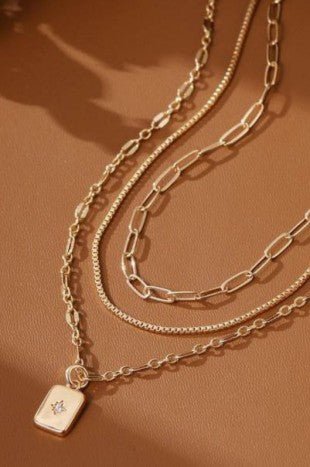 Gold Layered Necklace - Modern Creek Boutique