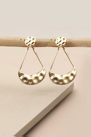 Gold Mini Teardrop Post Earrings - Modern Creek Boutique