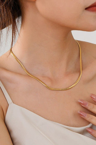 Gold Stainless Steel Chain Necklaces - Modern Creek Boutique
