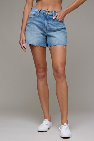 Hidden High Rise Tie Waist Short - Modern Creek Boutique