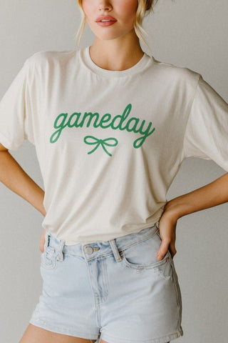 Hunter Green GameDay Graphic Tee - Modern Creek Boutique