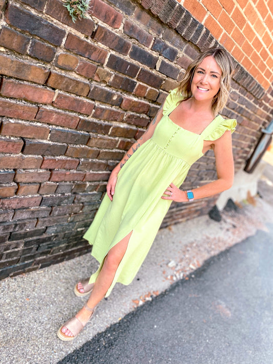 Tequila & Lime Open Back Dress