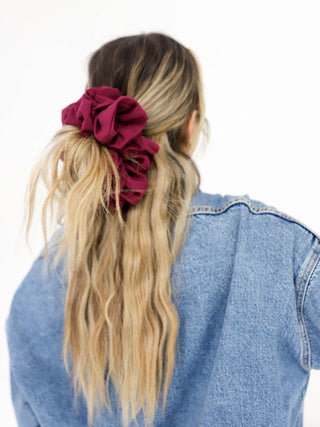 KAXI Jumbo Chiffon Scrunchie- 5 colors - Modern Creek Boutique