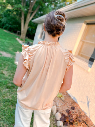 Little Moments Vintage Peach Top - Modern Creek Boutique