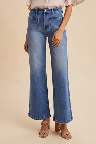 Medium High Rise Flare Jean - Modern Creek Boutique
