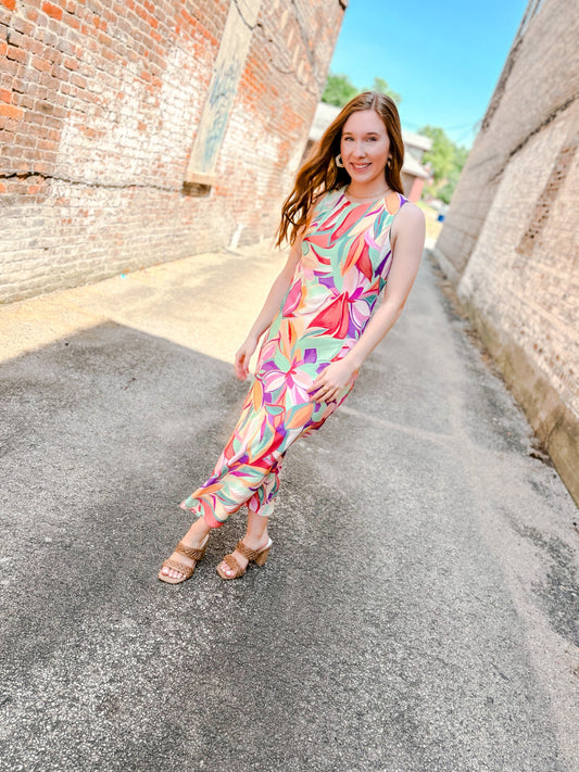 Miami Nights Multi Colored Dress - Modern Creek Boutique