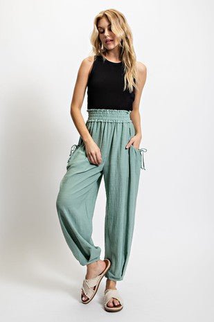 Mint Relaxed Jogger Pant - Modern Creek Boutique
