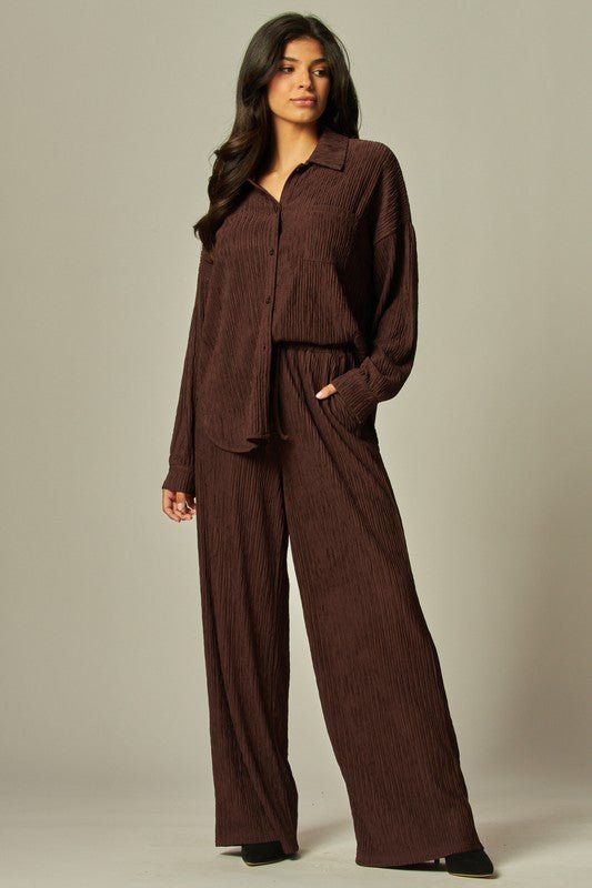 My Own Style Espresso Loungewear Set - Modern Creek Boutique