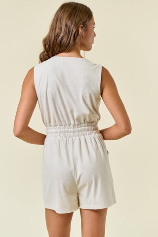 Oat Buttery Soft Romper - Modern Creek Boutique