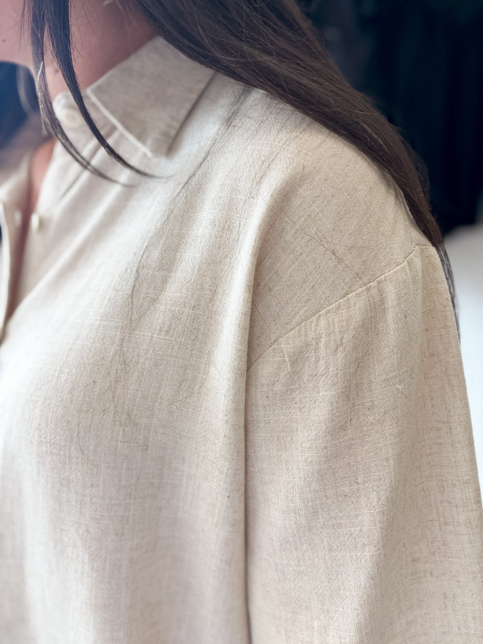 Oatmeal Linen Short Set - Modern Creek Boutique