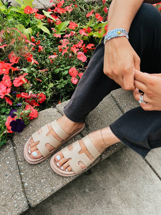 Only In My Mind Tan Sandals - Modern Creek Boutique