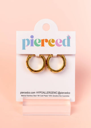Pierced Co Chunky Treasure Huggies - Modern Creek Boutique
