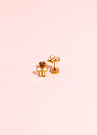 Pierced Co Cream Bow - Modern Creek Boutique