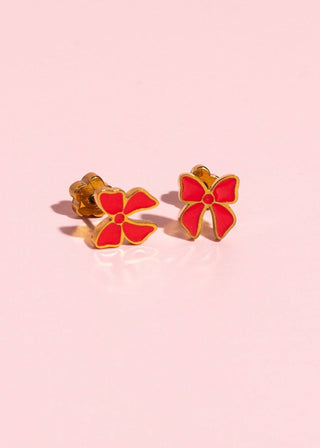 Pierced Co Red Holiday Bow - Modern Creek Boutique