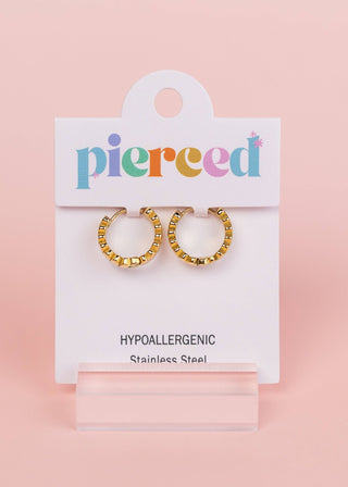 Pierced Co Segmented Huggies - Modern Creek Boutique
