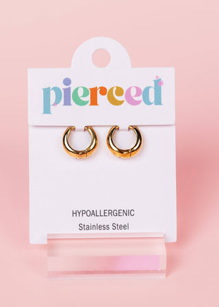 Pierced Co Small Teardrop Huggies - Modern Creek Boutique