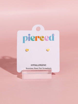 Pierced Co Tiny Classic Heart - Modern Creek Boutique