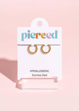 Pierced Co Tiny Dot Huggies - Modern Creek Boutique