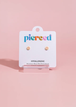 Pierced Co Tiny Pink Smiley - Modern Creek Boutique