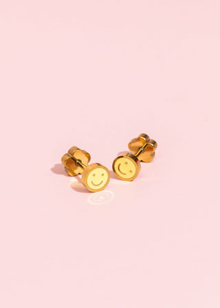 Pierced Co Tiny Yellow Smiley - Modern Creek Boutique