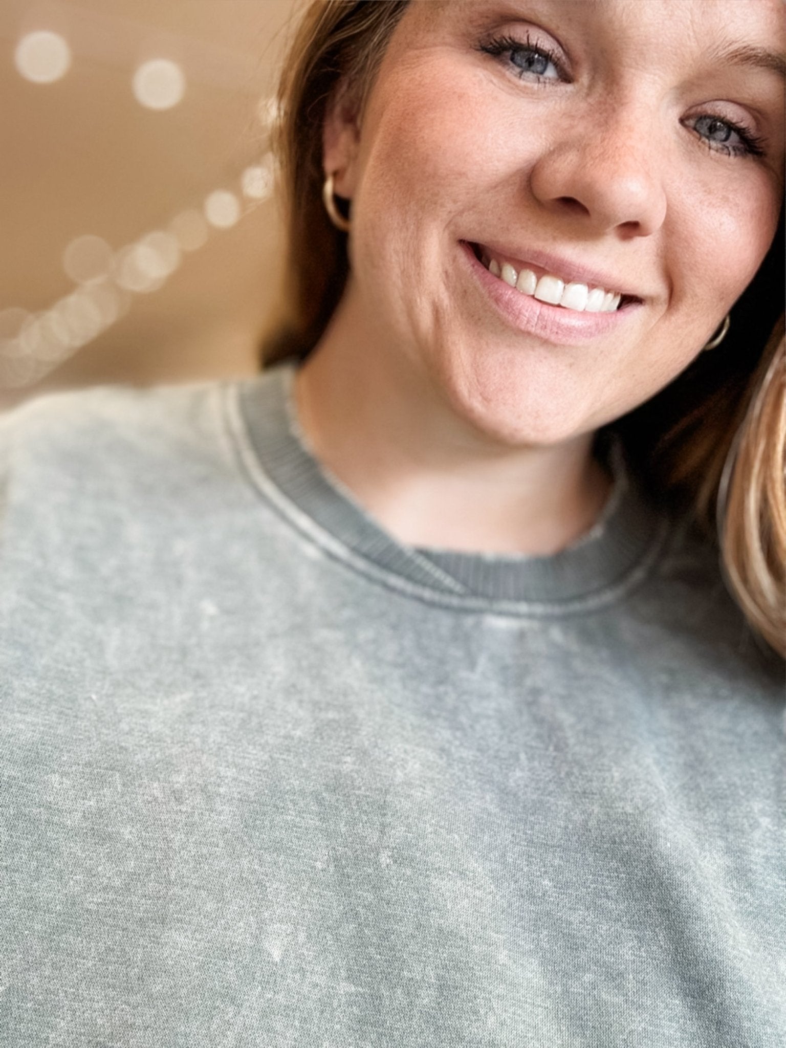 Plus Ash Jade Fleece Sweatshirt - Modern Creek Boutique
