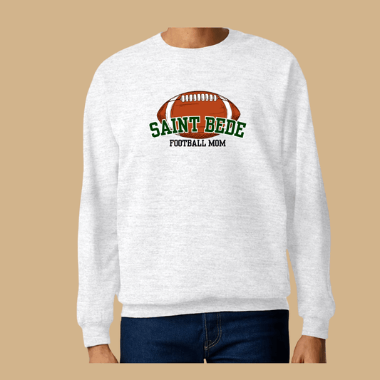 PRE - ORDER Ash Grey Football Mom Sweatshirt - Modern Creek Boutique