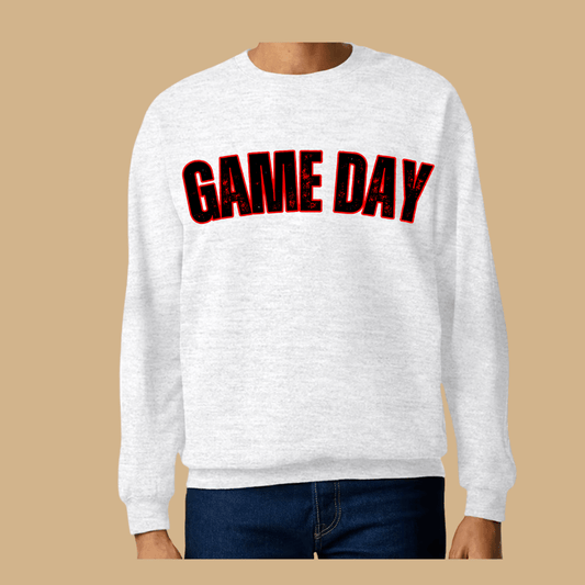 PRE - ORDER Ash Grey Game Day Sweatshirt - Modern Creek Boutique