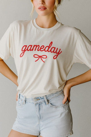 Red Game Day Graphic Tee - Modern Creek Boutique
