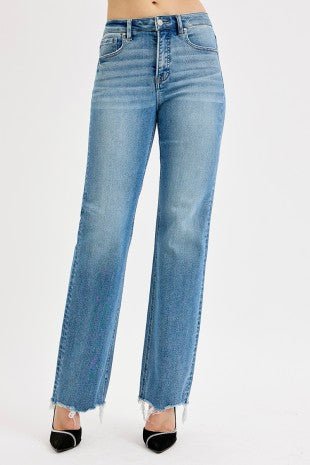 Risen Tummy Control High Rise Denim - Modern Creek Boutique