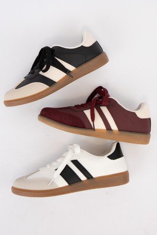 Run To You Black Low Top Sneaker - Modern Creek Boutique