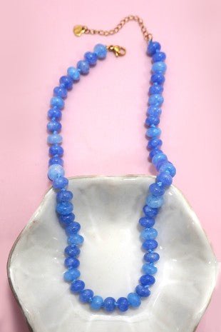 Semi Precious Glass Mixed Necklace - Modern Creek Boutique