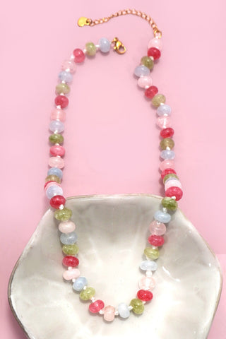 Semi Precious Glass Mixed Necklace - Modern Creek Boutique