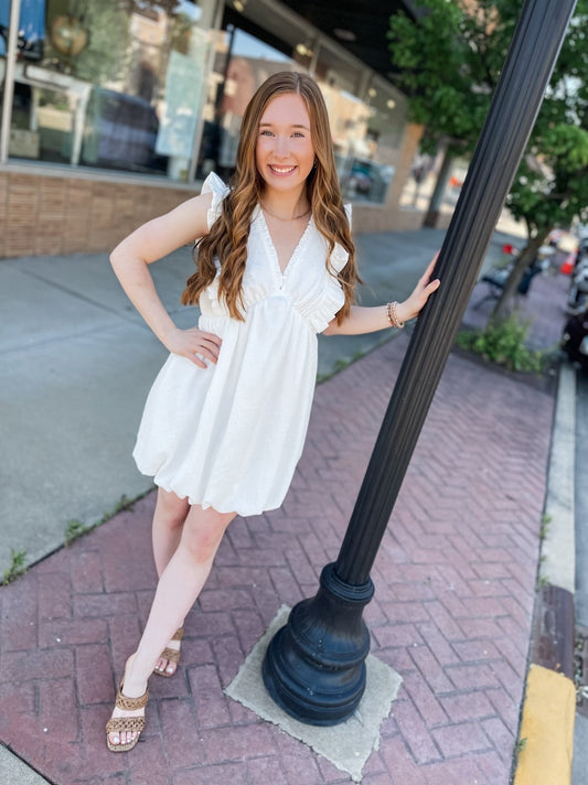 Snow White Novelty White Dress - Modern Creek Boutique