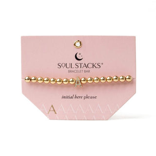 Soul Stacks Initial Bracelet Collection - Modern Creek Boutique