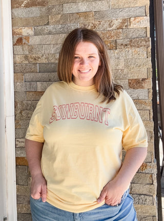 Sunburnt Summer Butter Comfort Colors Tee - Modern Creek Boutique