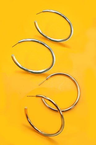 Tarnish Free Waterproof Hoops - Modern Creek Boutique